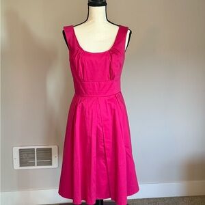 Marvin Richards Pink Sleeveless A-Line Midi Dress